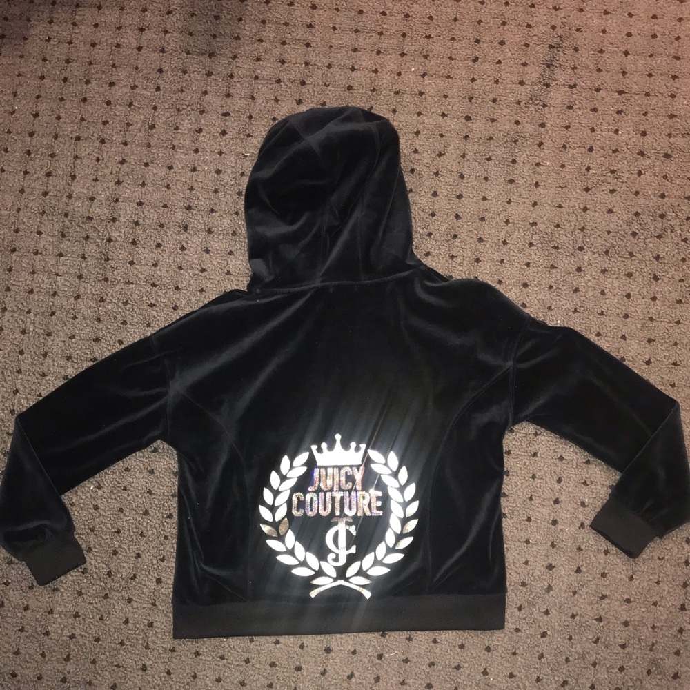 Juicy Couture Velour Zip Up Hoodie🖤